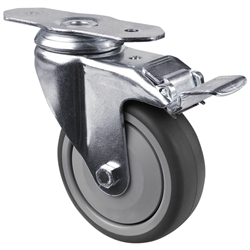 Lenkrollen mit Feststeller, für Aluminium-Konstruktionsprofile, Produktphoto